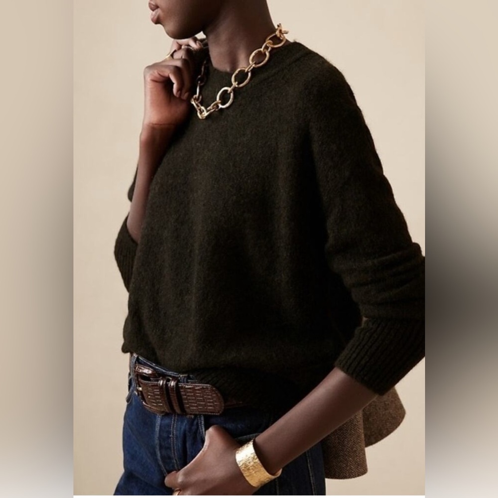 NWT Banana Republic XL Oversized Ambra Sweater Alpaca Italian Yarn